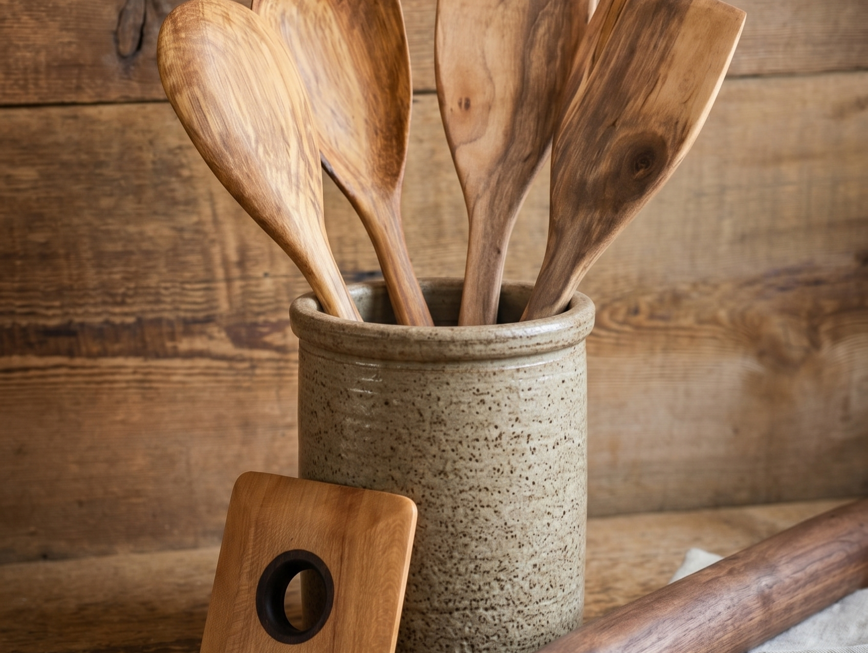 Now Exclusively @ castandclarabell.com! Handmade kitchen utensils and accessories!