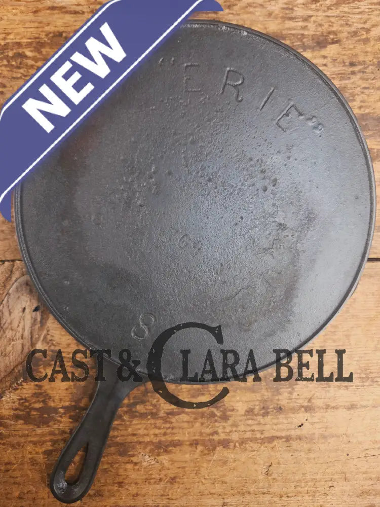 1890βs 3rd Series ERIE #8 Skillet with Heat Ring 704. Amazing piece of culinary history. Wonderfully light to use