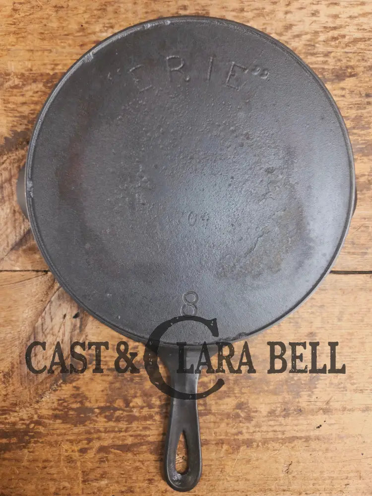 1890βs 3rd Series ERIE #8 Skillet with Heat Ring 704. Amazing piece of culinary history. Wonderfully light to use