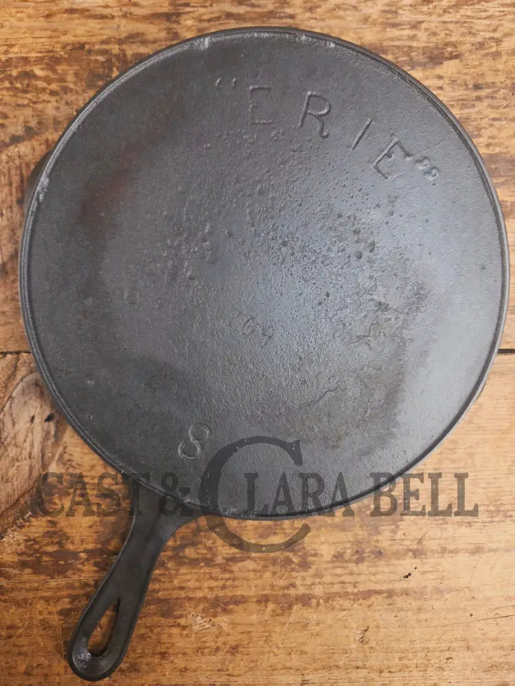 1890’s 3rd Series ERIE #8 Skillet with Heat Ring 704. Amazing piece of culinary history. Wonderfully light to use