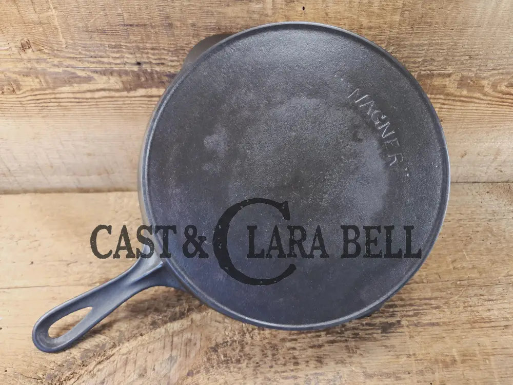 1891-1905! HTF Wagner #8 Arc Small logo cast iron skillet with A makers mark. Earliest Wagner pattern made! Skillet
