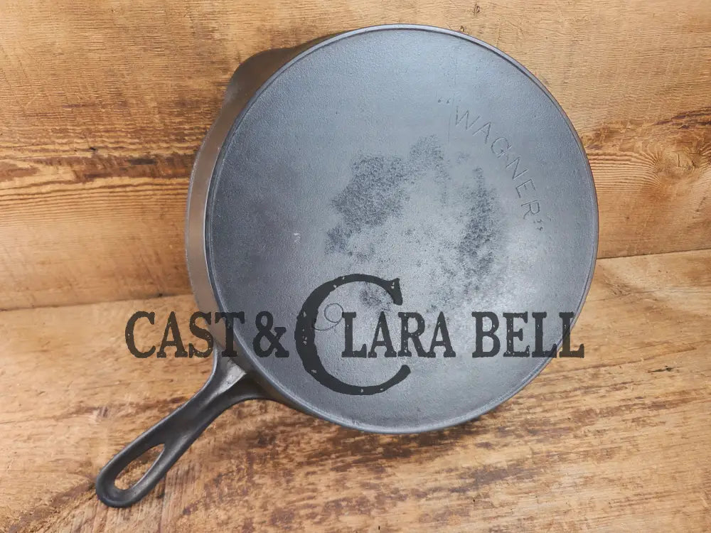 1891-1905! HTF Wagner #9 Arc logo cast iron skillet. Earliest Wagner pattern made. Spectacular Skillet