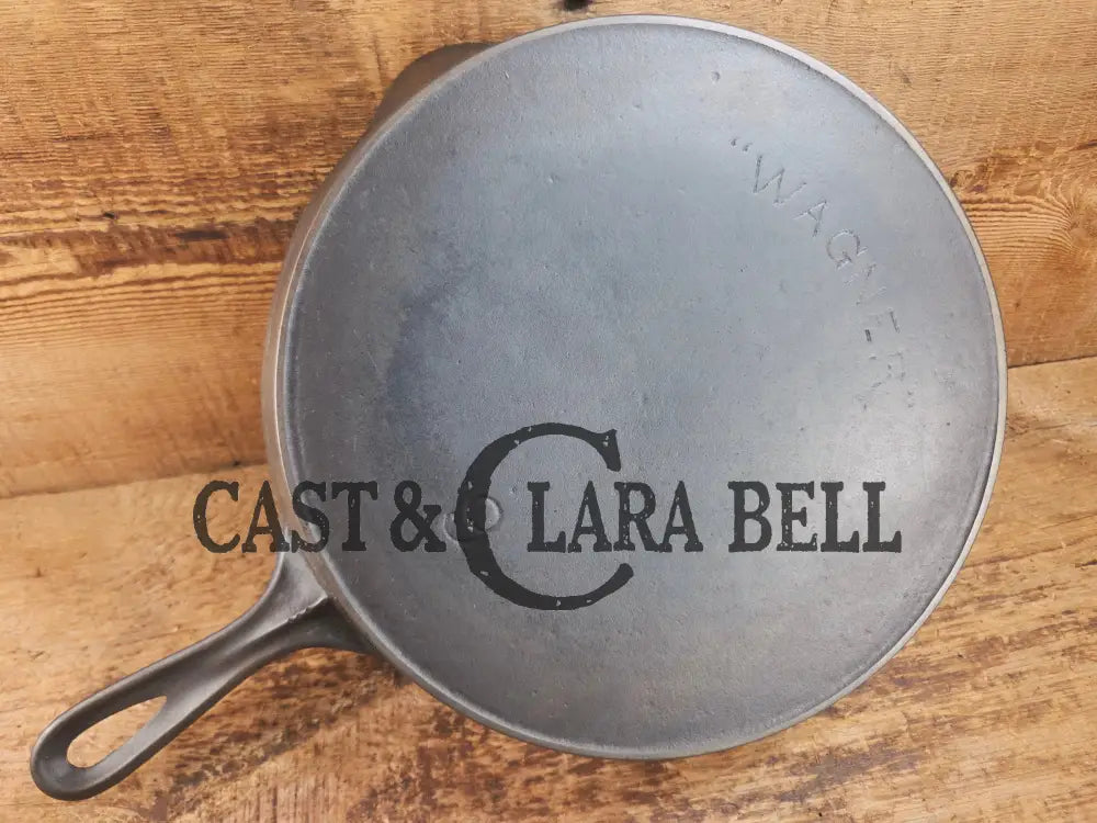 1891-1905! HTF Wagner #9 Arc logo cast iron skillet. Earliest Wagner pattern made. Spectacular Skillet