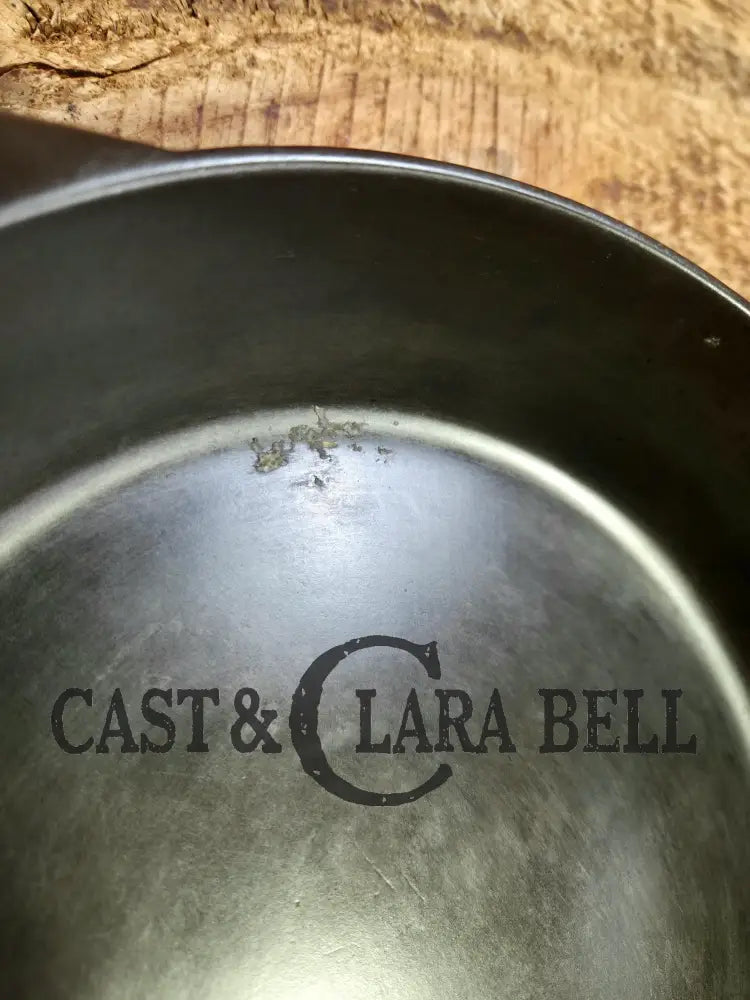 1895’s (Second Series) HTF ’Wagner’ Straight logo #6 Skillet with Heat Ring. GORGEOUS!!