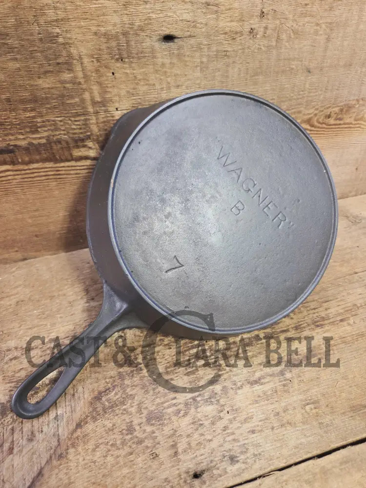 1910βs (Second Series) HTF βWagnerβ Straight logo #7 Skillet with Heat Ring. GORGEOUS!! Skillet
