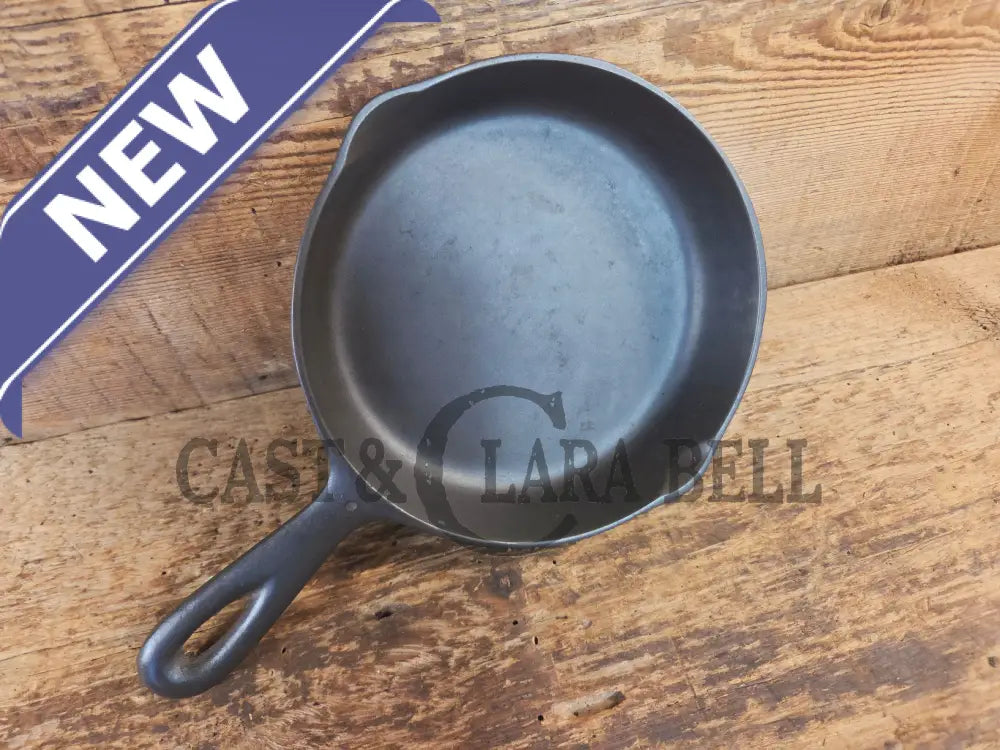 1910-20βs Chicago Hardware Foundry #3 Cast Iron Diamond Skillet with Heat Ring. Our favorite foundry story restored &