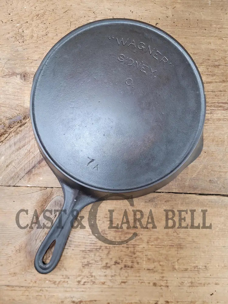1910βS Era! Htf Wagner #7 Arc Straight Logo Cast Iron Skillet With βAβ Makers Mark. Awesome. Skillet