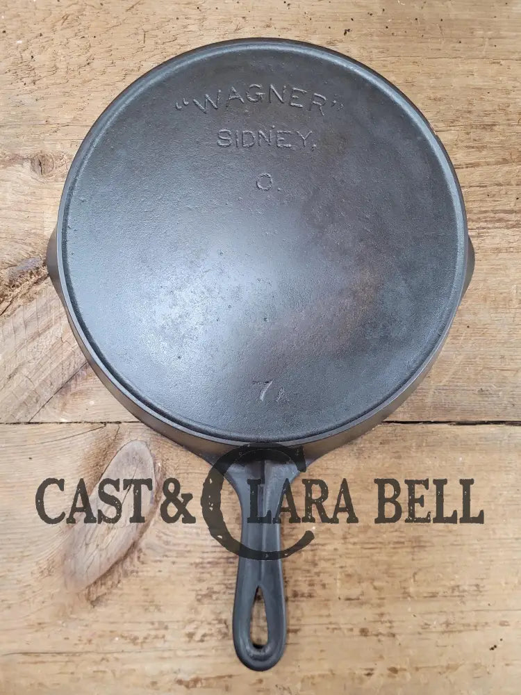 1910βS Era! Htf Wagner #7 Arc Straight Logo Cast Iron Skillet With βAβ Makers Mark. Awesome. Skillet