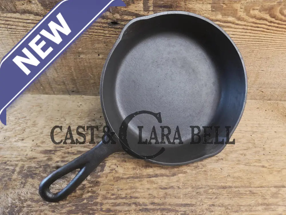 1910’s Era Lodge #3 Cast Iron Skillet Raised ’W’ Single Notch heat ring SC24 Skillet
