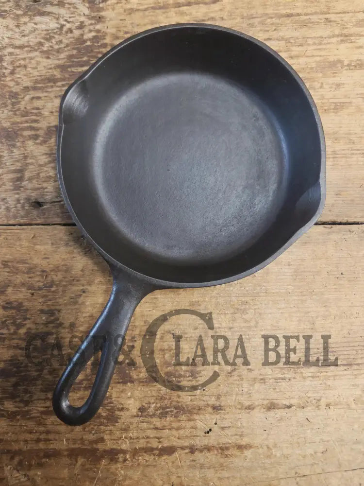 1910’s Era Lodge #3 Cast Iron Skillet Raised ’W’ Single Notch heat ring SC24 Skillet