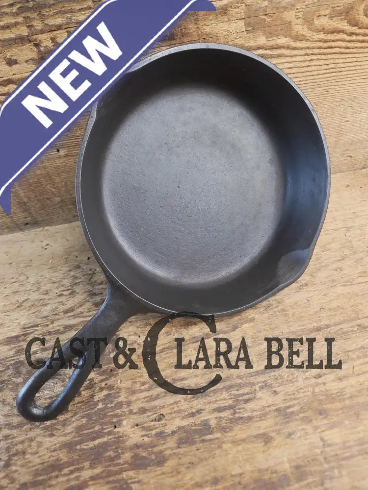 1910’s Era Lodge #3 Cast Iron Skillet Raised ’W’ Single Notch heat ring SC24 Skillet