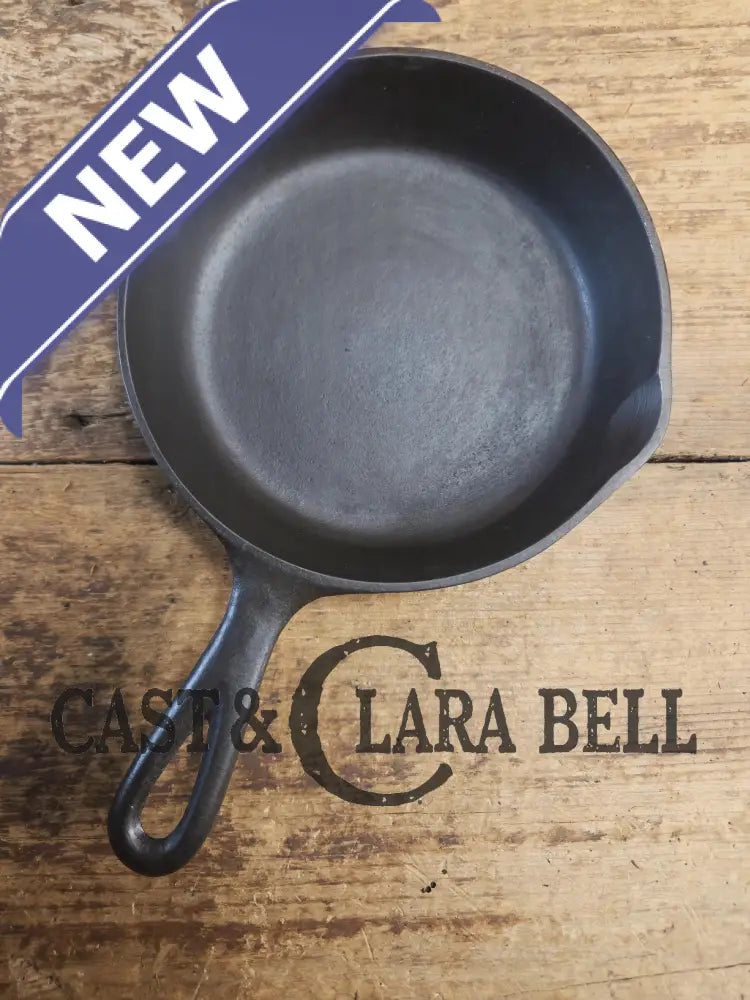 1910’s Era Lodge #3 Cast Iron Skillet Raised ’W’ Single Notch heat ring SC24 Skillet