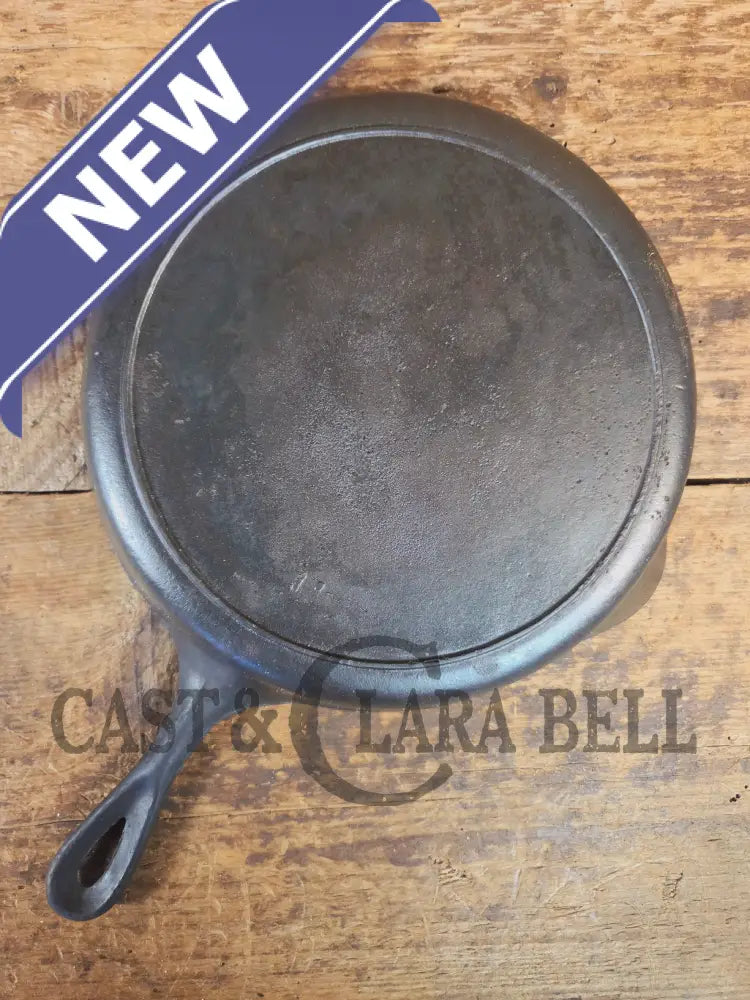 1910βs Era Lodge RAISED #7 Cast Iron Skillet Raised βIβ No Notch heat ring - Skillet