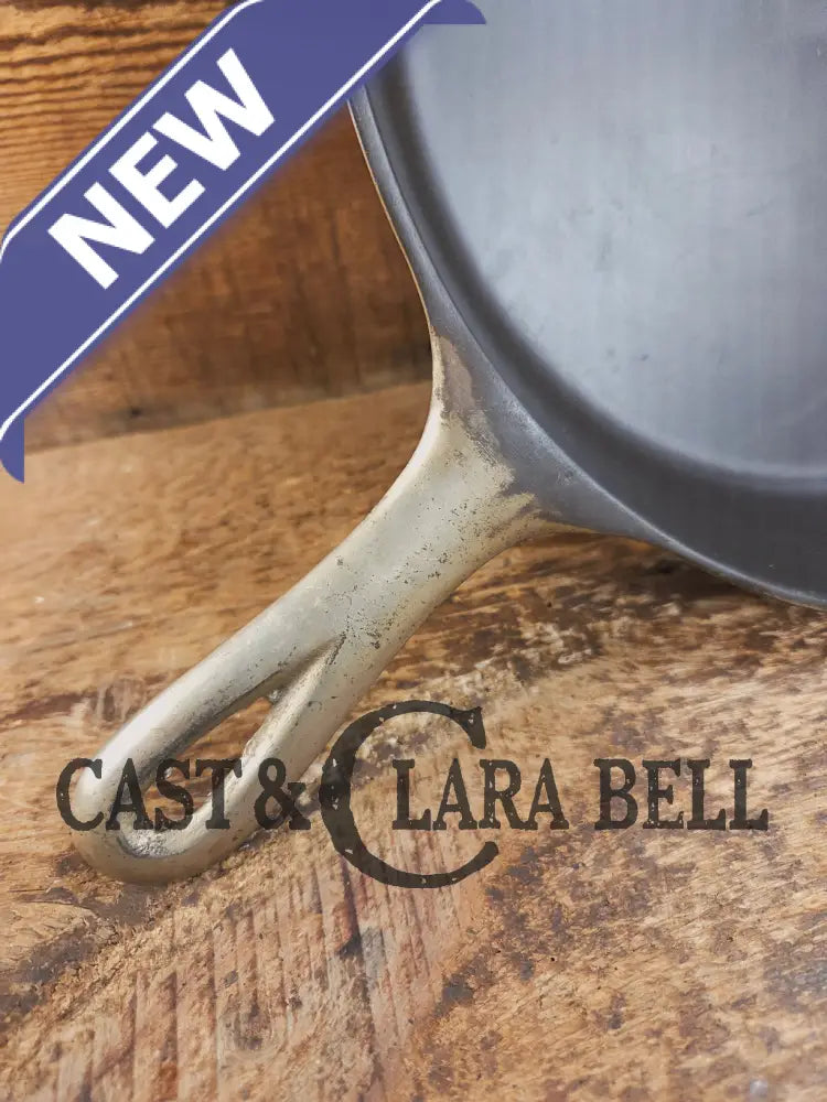 1910βs Griswold #9 Cast Iron Skillet with Heat Ring and Slant Logo βErie,β 710 D Skillet