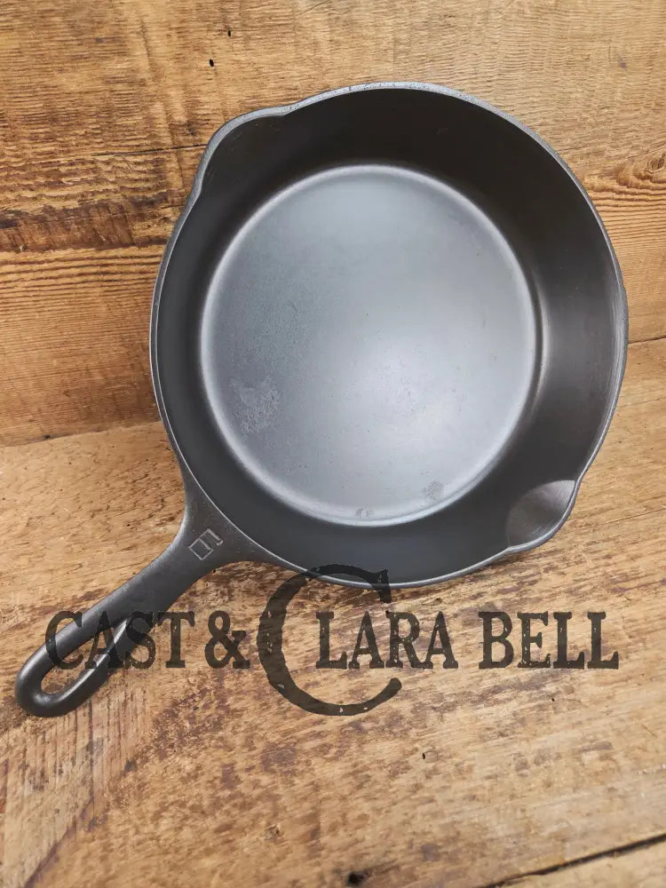1920’s Griswold #6 Skillet with Large Block Logo and Smooth Bottom 699 Skillet