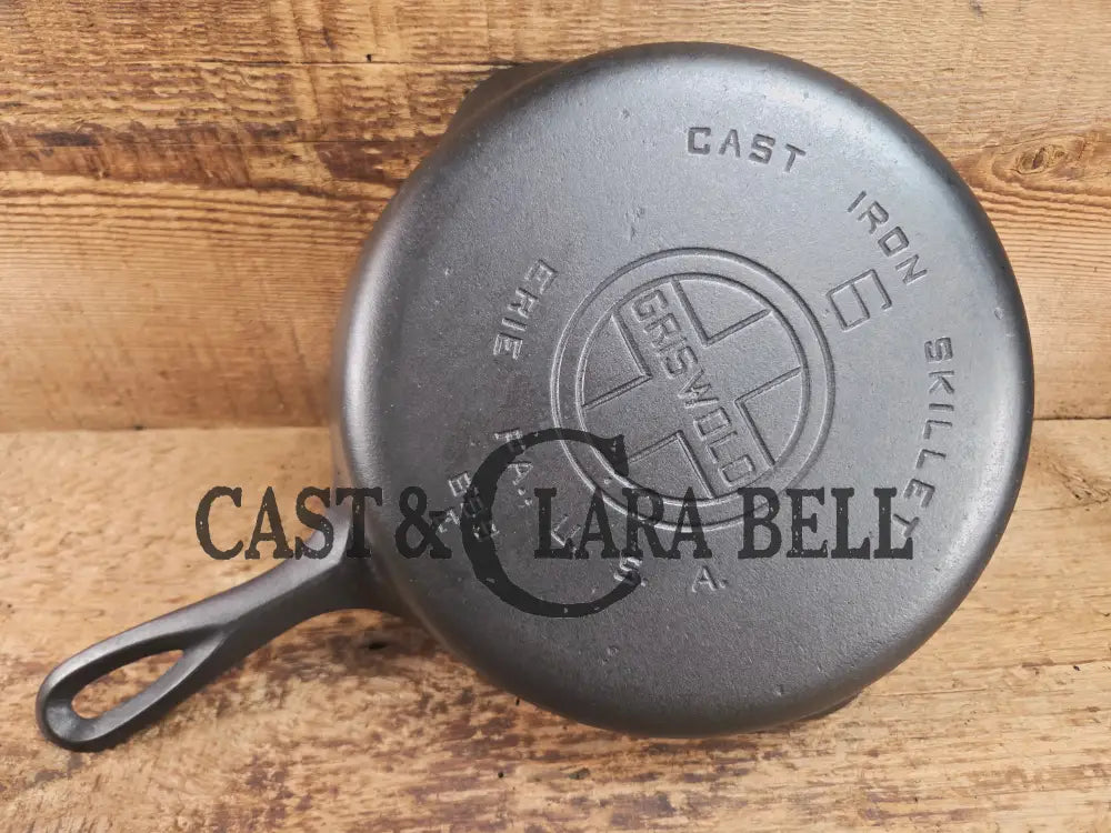 1920’s Griswold #6 Skillet with Large Block Logo and Smooth Bottom 699 E