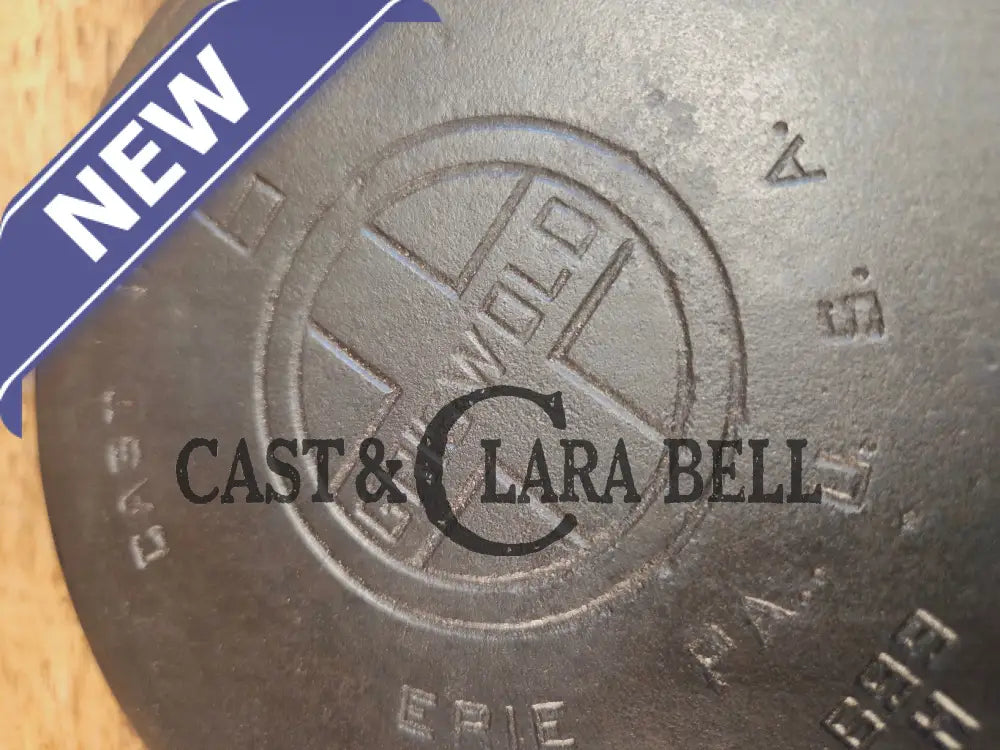 1920βs Griswold #6 Skillet with Large Block Logo and Smooth Bottom 699 H Skillet
