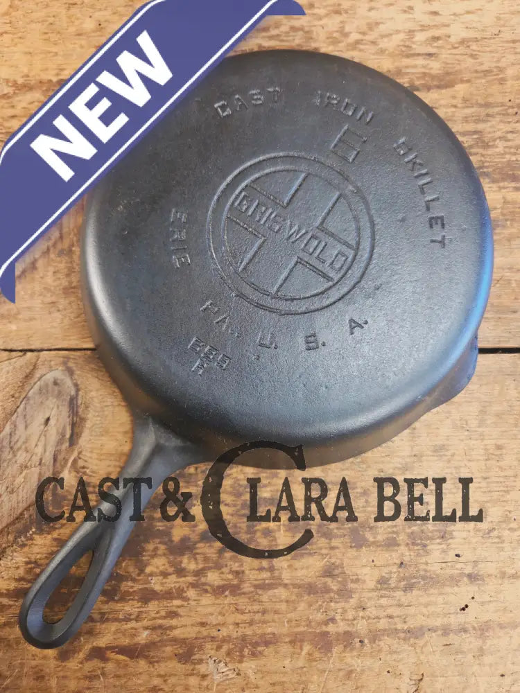 1920βs Griswold #6 Skillet with Large Block Logo and Smooth Bottom 699 H Skillet