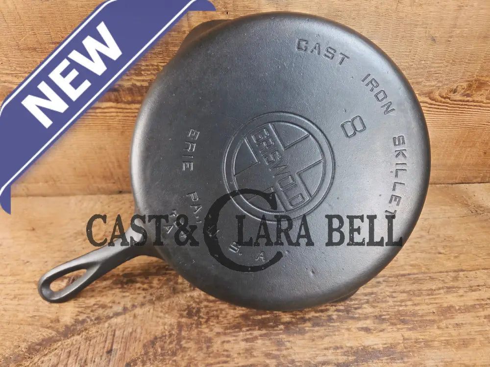 1920βs Griswold #8 Skillet with Large Block Logo and Smooth Bottom 704 A Skillet