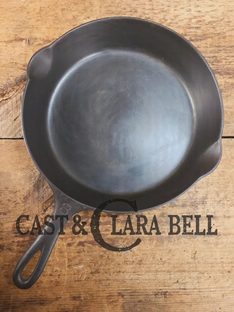 1920’s Griswold #8 Skillet with Large Block Logo and Smooth Bottom 704 J Skillet