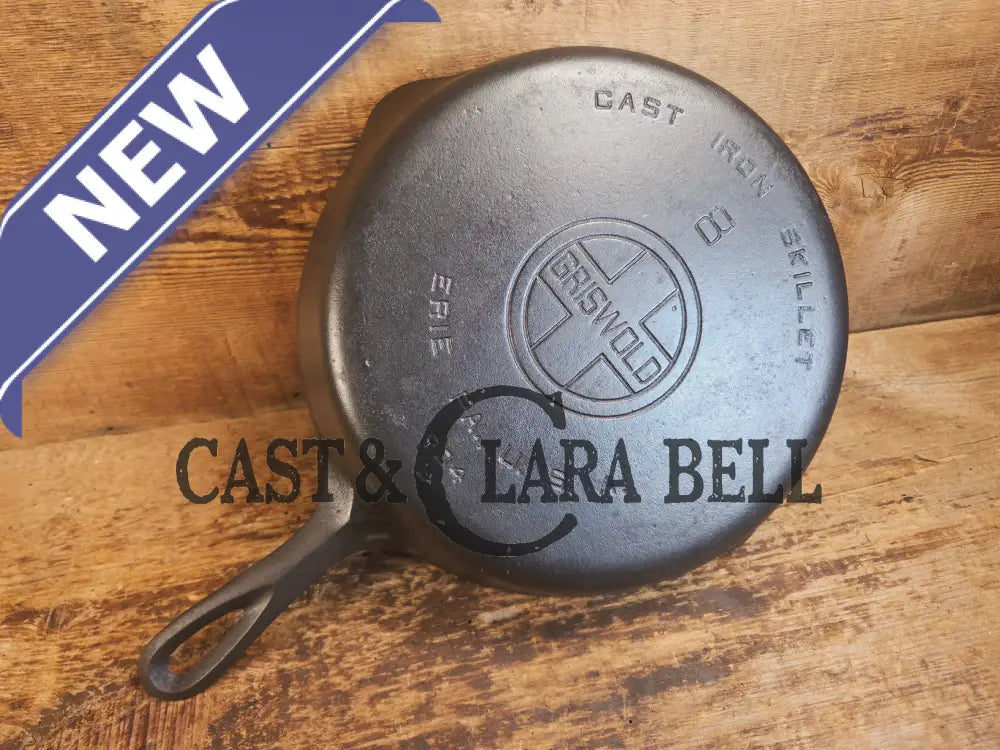 1920βs Griswold #8 Skillet with Large Block Logo and Smooth Bottom 704 L - Skillet
