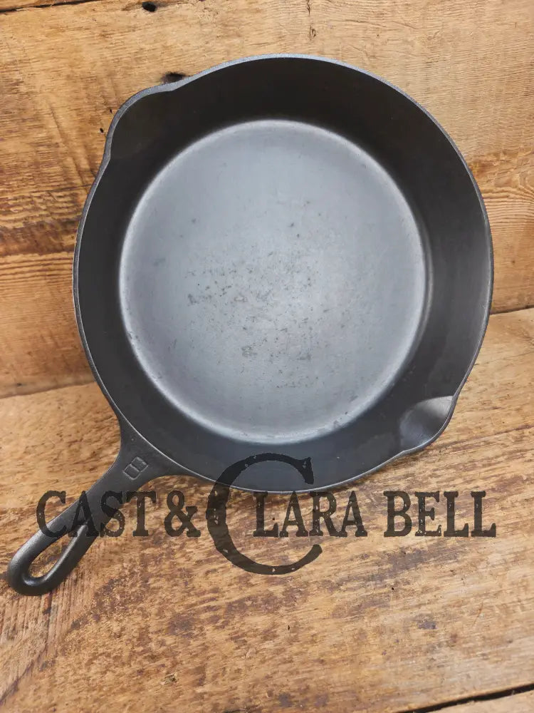 1920’s Griswold #8 Skillet with Large Block Logo and Smooth Bottom 704 M Skillet