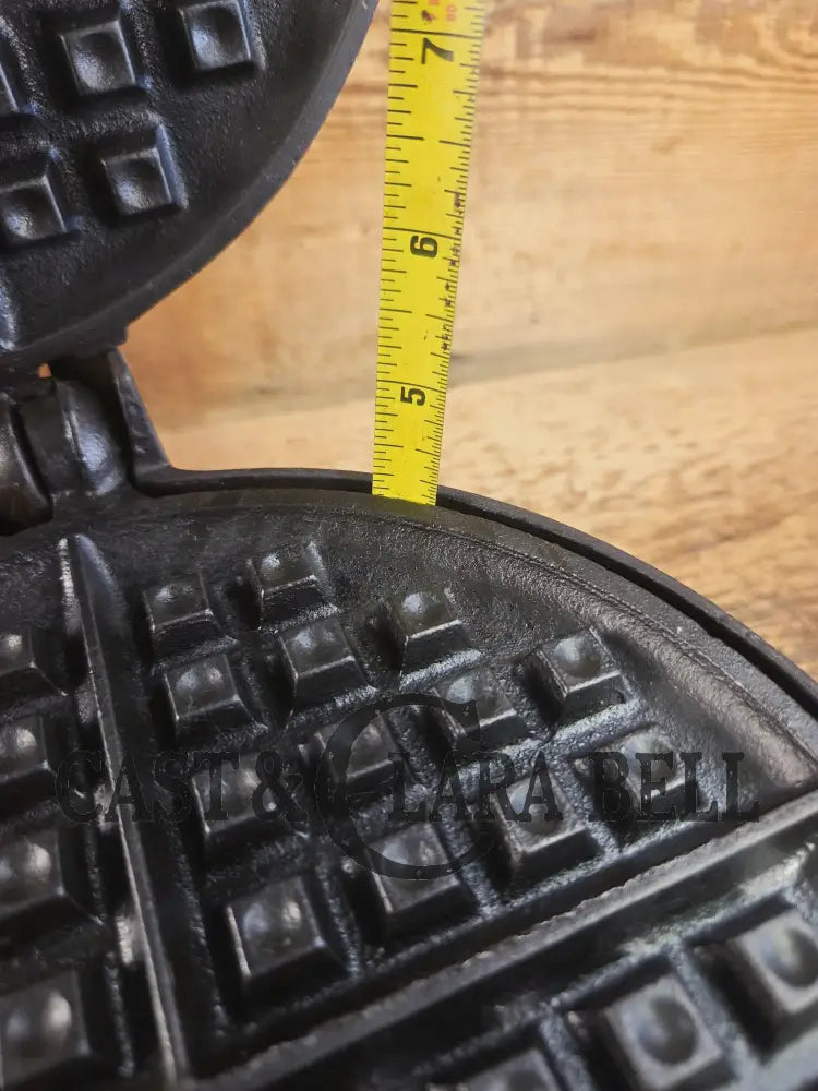 1920’s Griswold No. 8 Waffle Iron (885/886) with Tall Base #8D! Beautifully restored and ready to make crispy waffles!