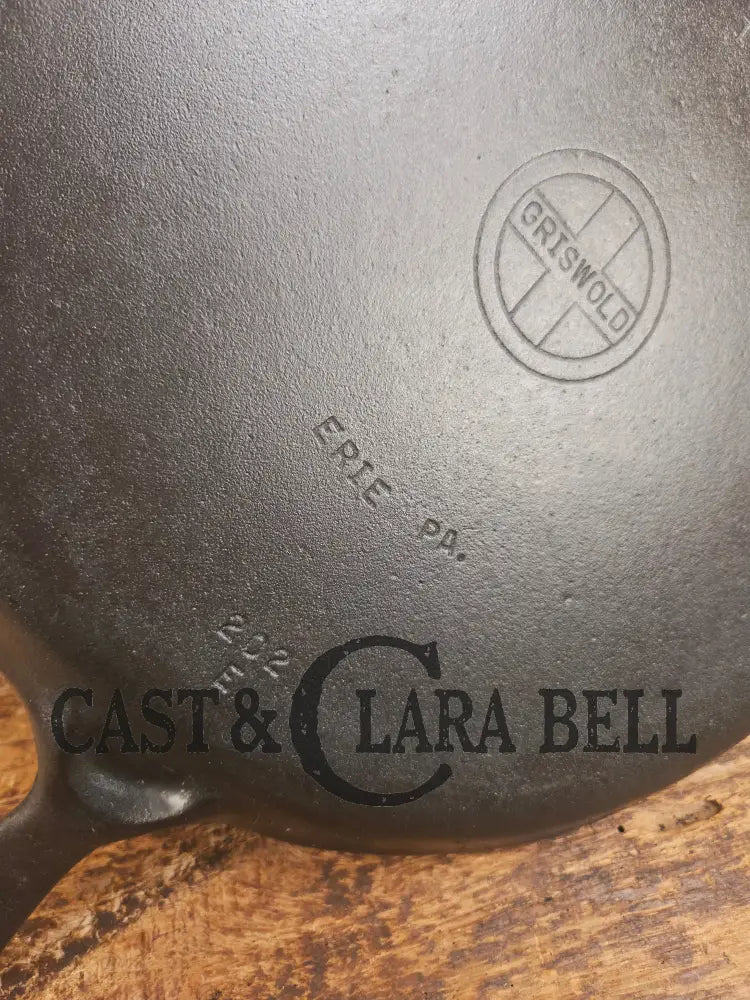 1930’s #9 Griswold Small Block Skillet Griddle (#109) #202. We use ours daily for grilled cheese omelets and more!
