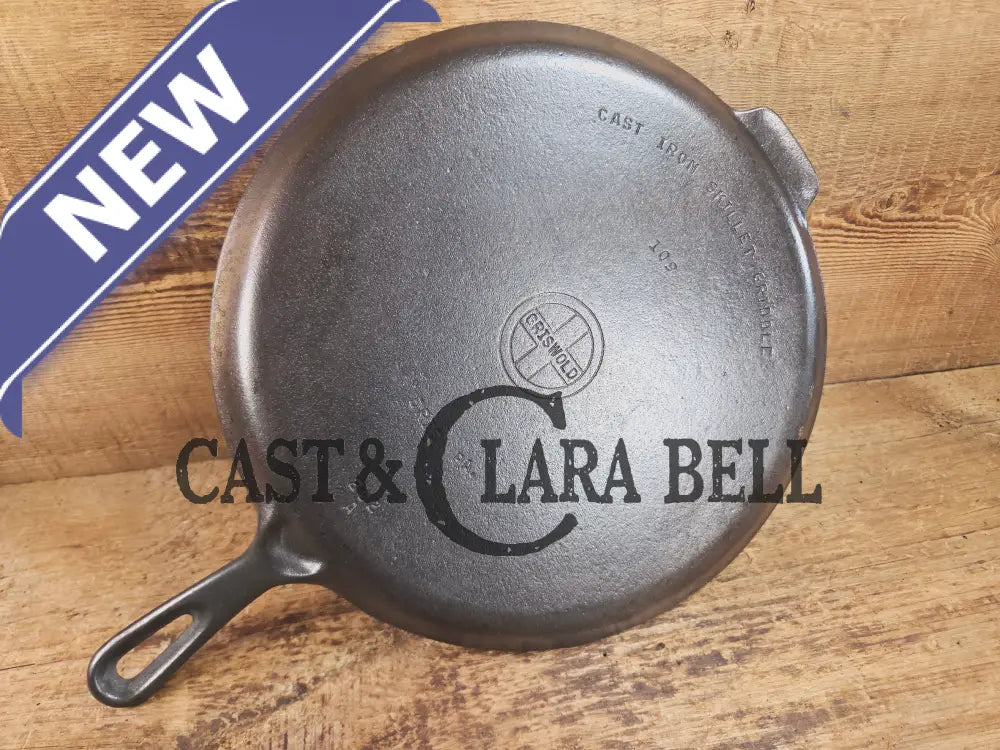 1930’s #9 Griswold Small Block Skillet Griddle (#109) #202. We use ours daily for grilled cheese omelets and more!
