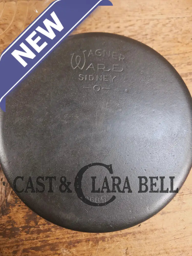 1930’s Beautiful! Wagner #8 Dutch Oven with GLASS lid! 1268. Perfect for soups breads or stews! Dutch Ovens Trivets &