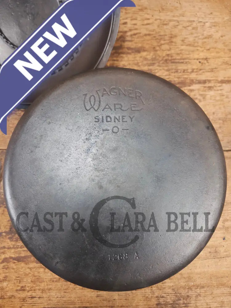 1930’s Beautiful! Wagner #8 Dutch Oven with High Dome Sawtooth pattern Lid 1268 A. Perfect for soups breads or stews!