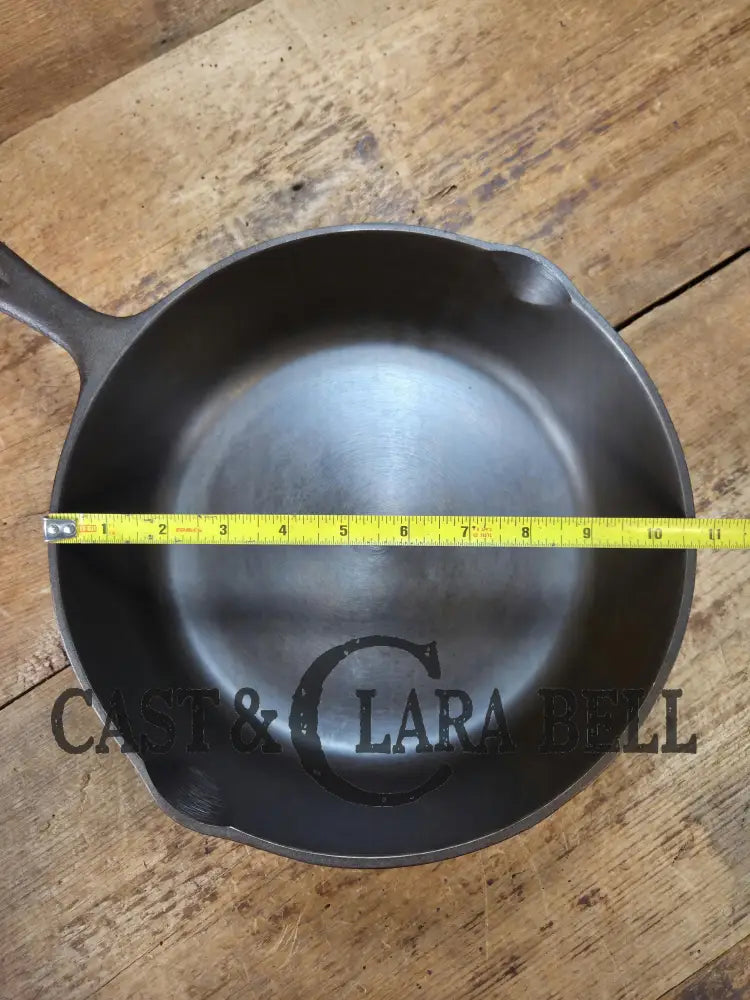 1930’s Birmingham Stove & Range (BSR) Red Mountain Series #8 Deep Skillet. Restored and ready to fry! Gorgeous Swirls!