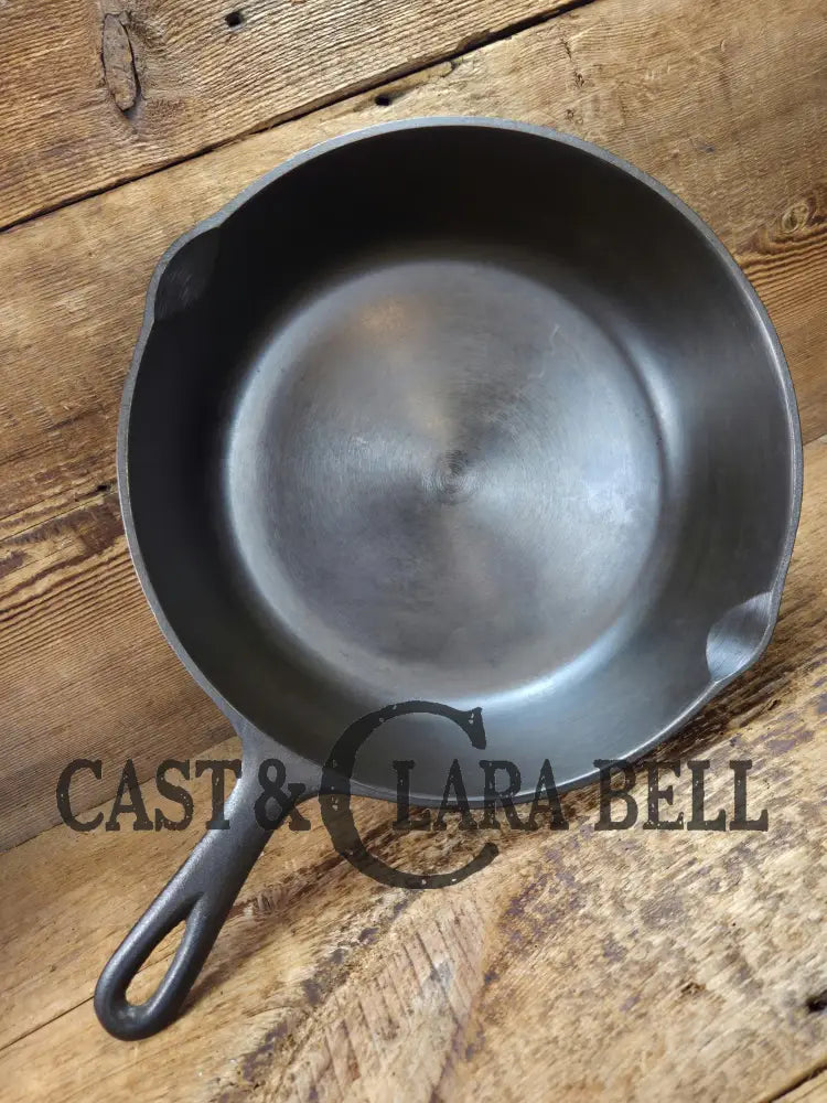 1930’s Birmingham Stove & Range (BSR) Red Mountain Series #8 Deep Skillet. Restored and ready to fry! Gorgeous Swirls!