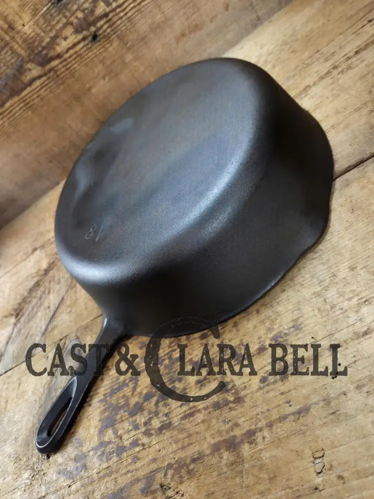 1930’s Birmingham Stove & Range (BSR) Red Mountain Series #8 Deep Skillet. Restored and ready to fry! Gorgeous Swirls!
