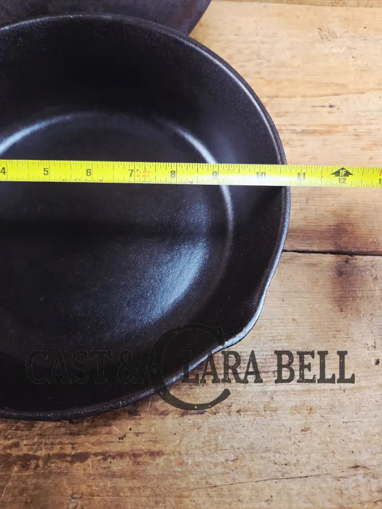 1930βs Birmingham Stove & Range (BSR) Red Mountain Series #8 Deep Skillet 8 with Lid 8. Skillet