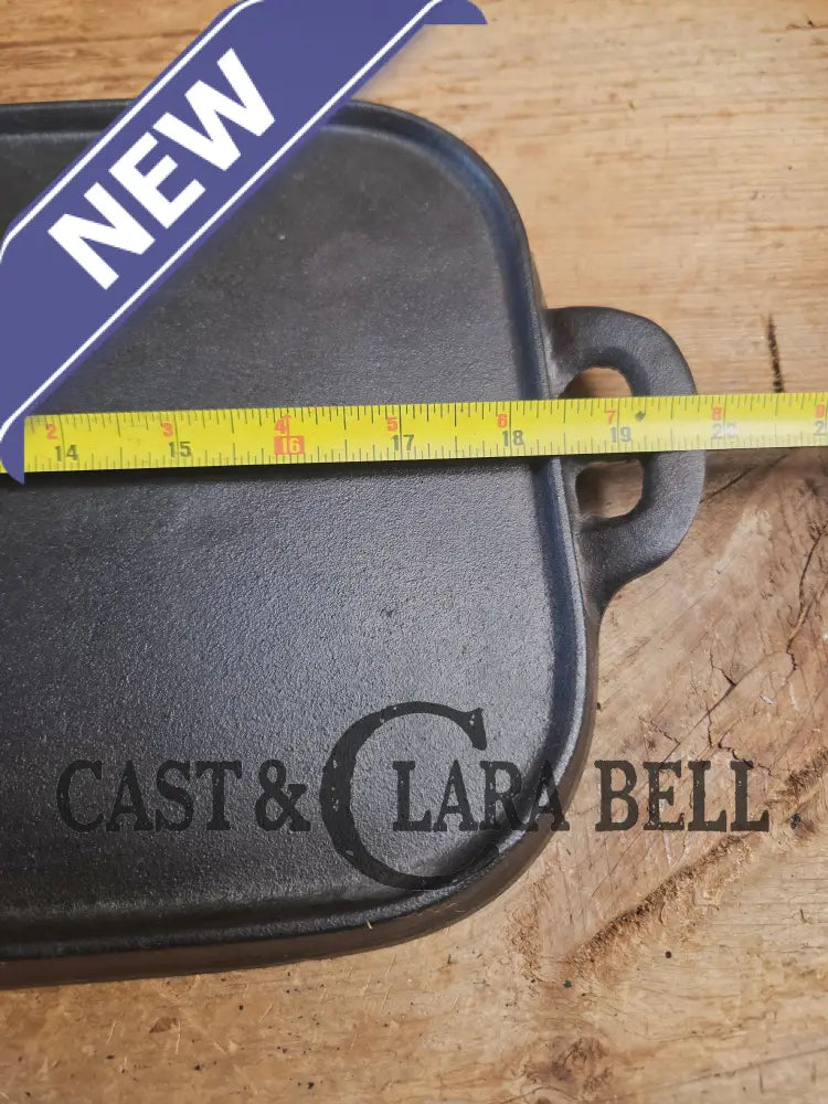 1930’s era Lodge 7 Long Griddle. Very handy size to have for the grill or stove top! Restored and ready to Use! Skillet