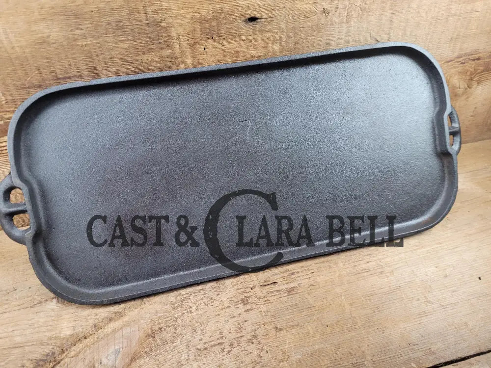 1930βS Era Lodge 7 Long Griddle. Very Handy Size To Have For The Grill Or Stove Top! Restored And