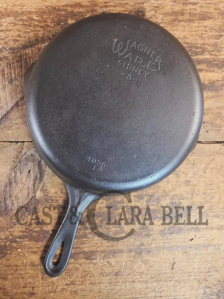 1930s Era Wagner Ware #6 Cast Iron Sautee Skillet with Smooth Bottom 1056 F - Skillet