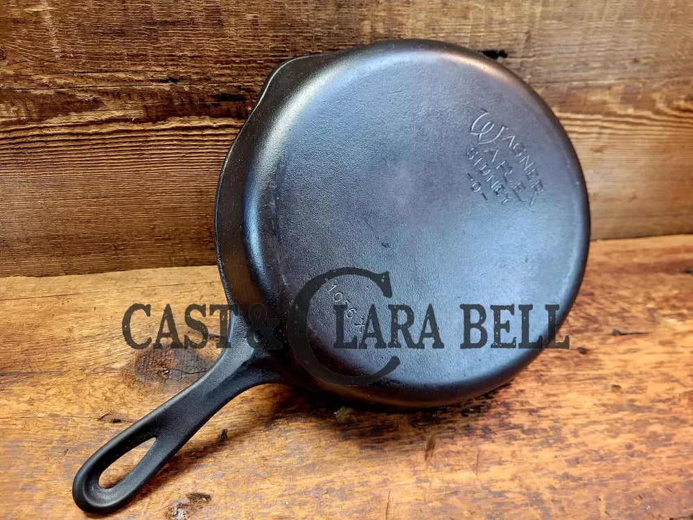 1930S Era Wagner Ware #6 Cast Iron Sautee Skillet With Smooth Bottom 1056 X