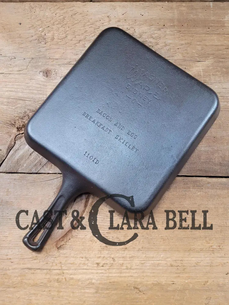 1930βS Era Wagner Ware Bacon And Egg Cast Iron Breakfast Skillet 1101 D. Great Gift Idea!