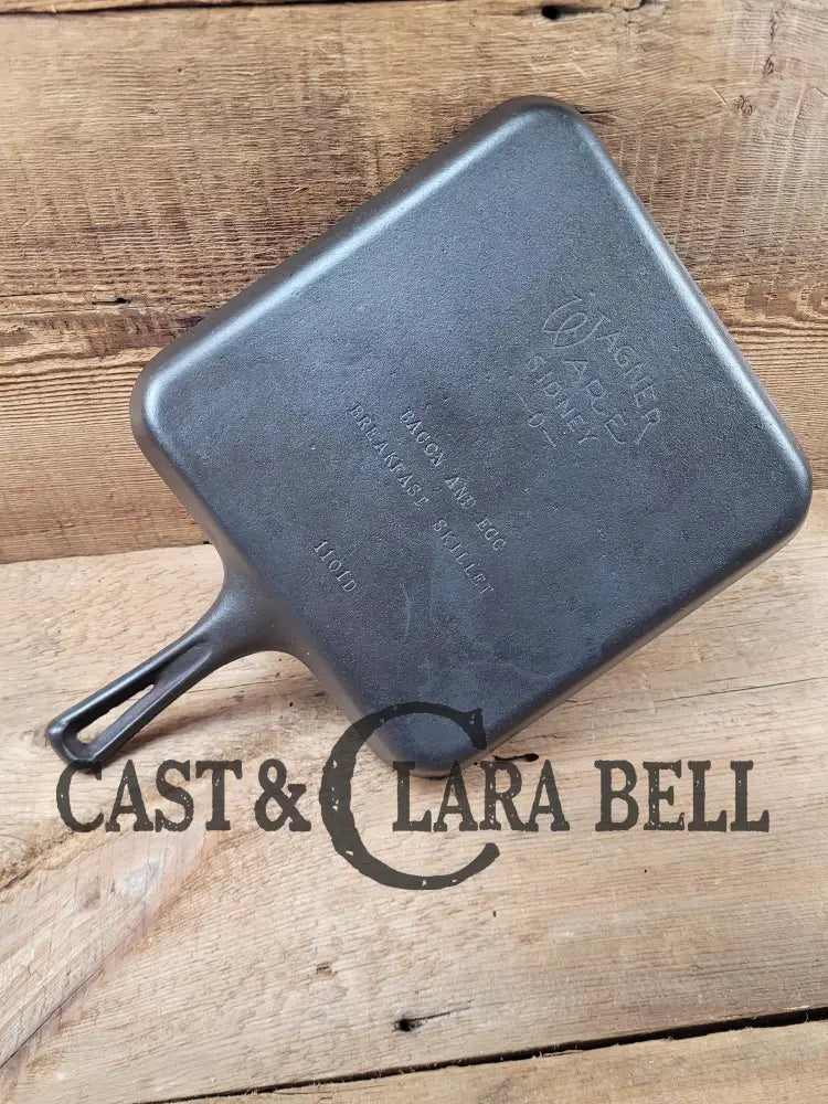 1930βS Era Wagner Ware Bacon And Egg Cast Iron Breakfast Skillet 1101 D. Great Gift Idea!