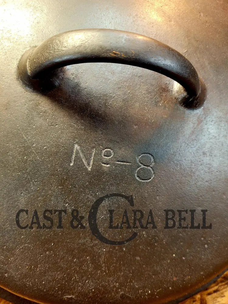 1930βS Foster #8 Skillet Lid! Beautiful Design Restored And Ready To Use!