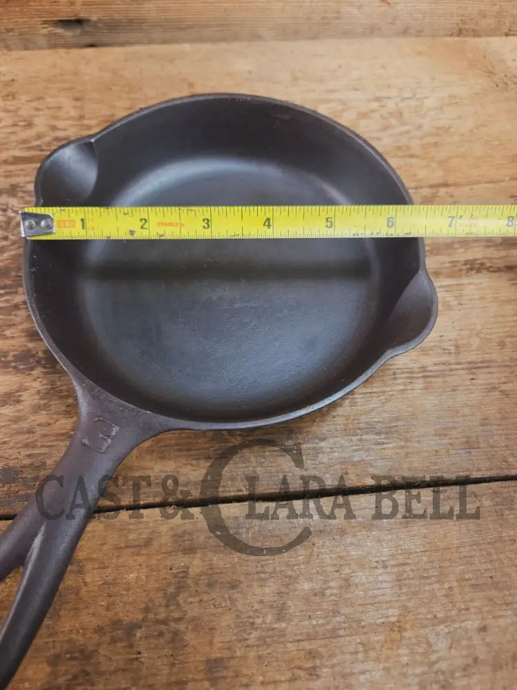 1930βs Griswold #3 Cast Iron Egg Skillet with Large Block Logo 709 A Skillet