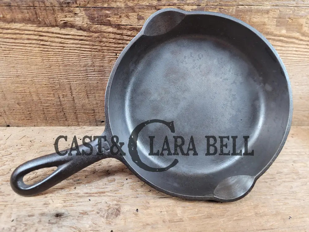 1930βS Griswold #3 Cast Iron Egg Skillet With Large Block Logo 709 A