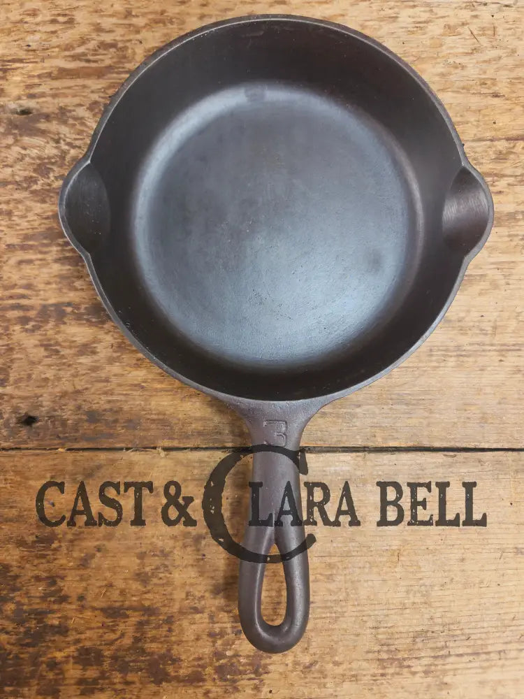 1930’s Griswold #3 Cast Iron Egg Skillet with Large Block Logo 709 A Skillet