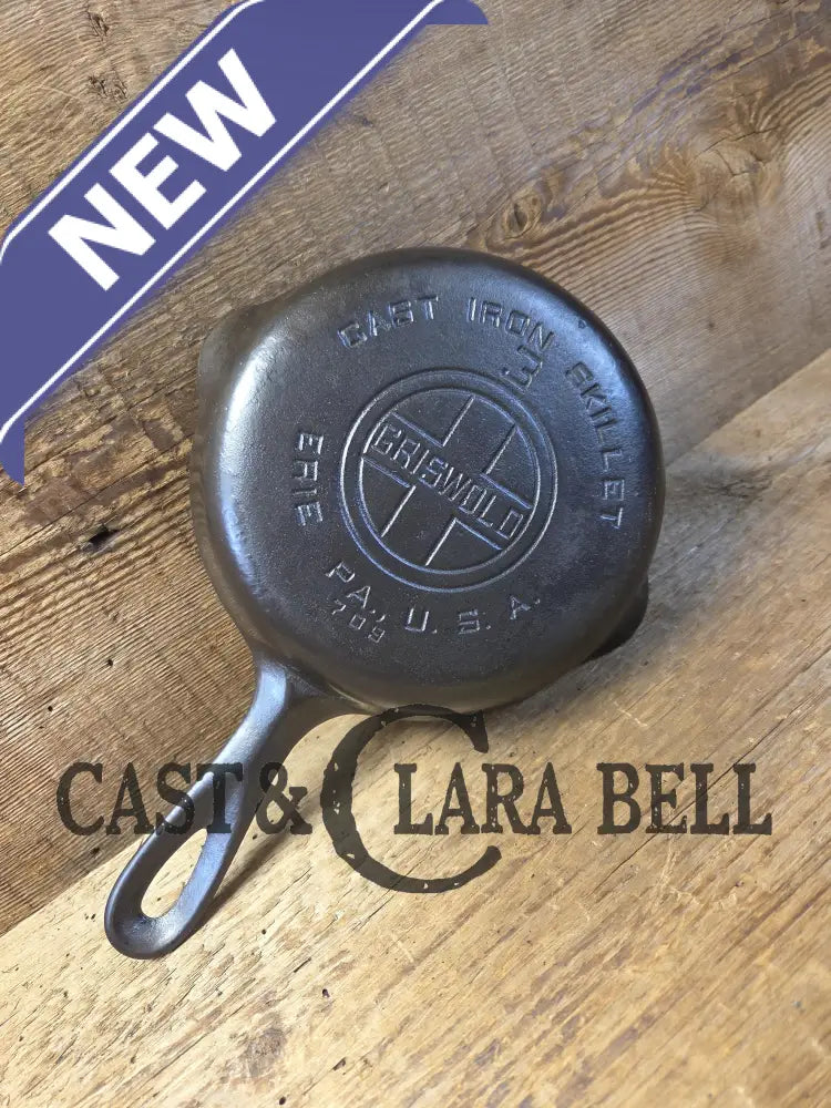 1930’s Griswold #3 Cast Iron Egg Skillet with Large Block Logo 709. A Best Seller! Skillet