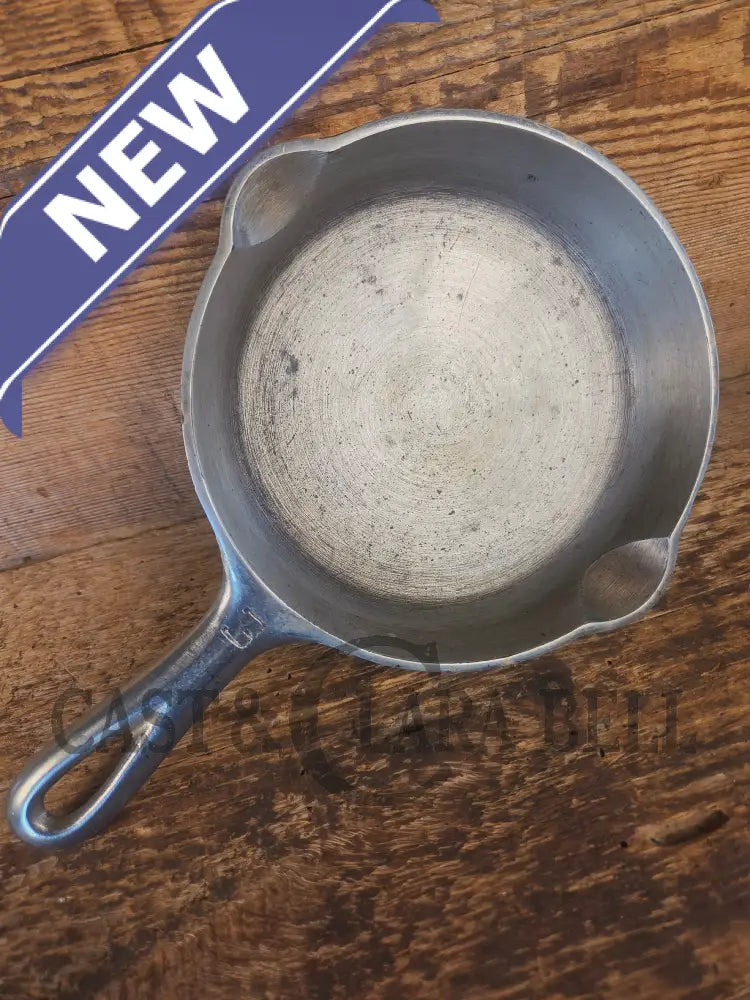 1930’s Griswold #3 Chrome Finish Cast Iron Skillet with Large Block Logo 709 A - Skillet