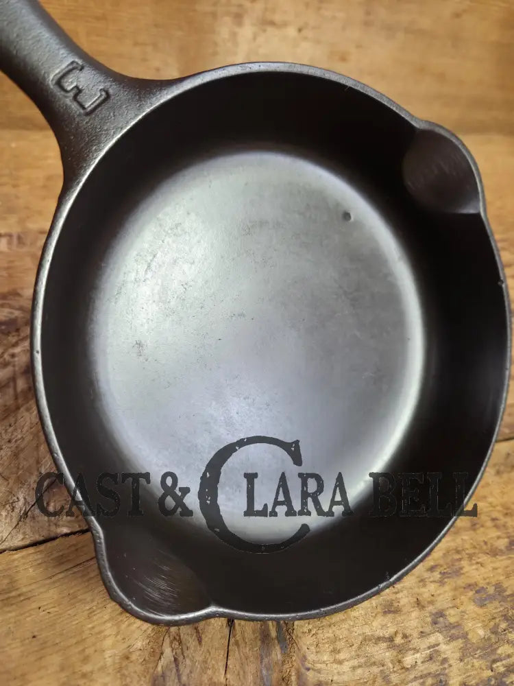 1930’s Griswold #3 Egg Skillet with Large Block Logo and Smooth Bottom 709 Skillet