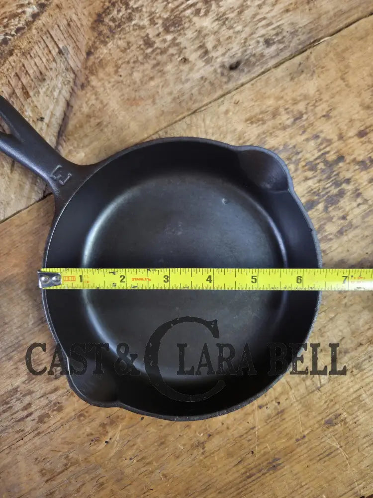1930’s Griswold #3 Egg Skillet with Large Block Logo and Smooth Bottom 709 Skillet