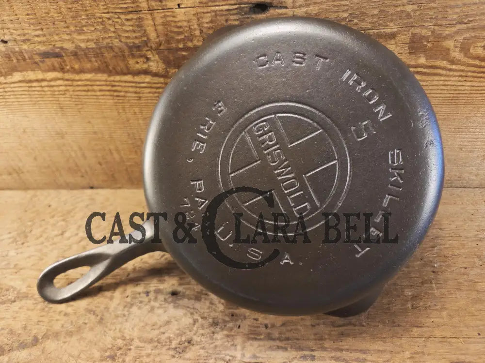 1930βs Griswold #5 Cast Iron Skillet with Large Block Logo 724. Awesome saute skillet! Skillet